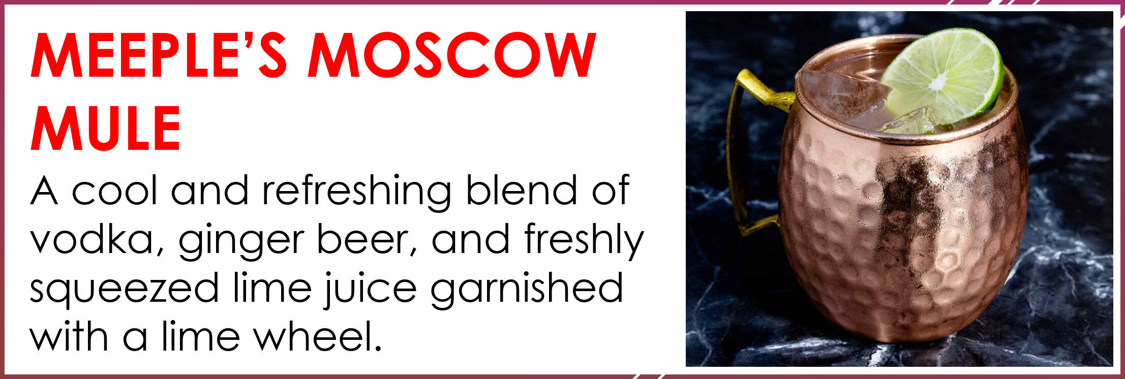 Meeple's Moscow Mule Meeple's Moscow Mule