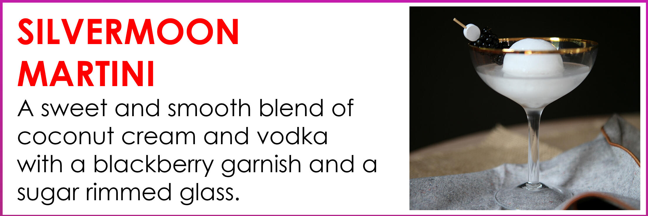 Silvermoon Martini